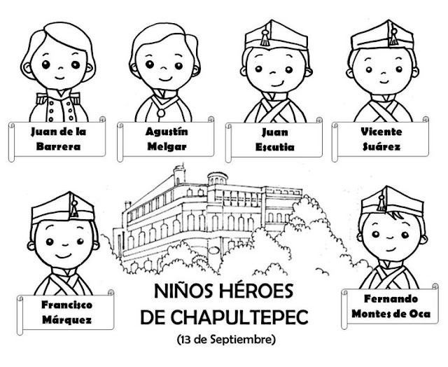 13 De septiembre, niños héroes Chapultepec