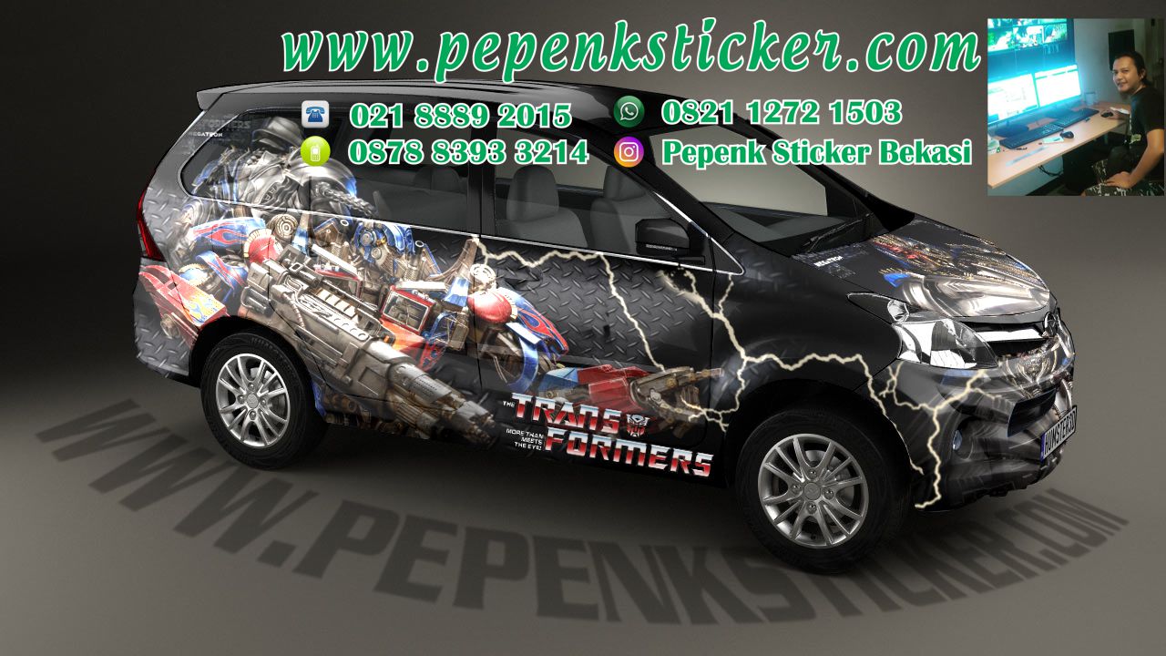 Cutting Sticker Mobil Avanza Minimalis | Stiker Mobil