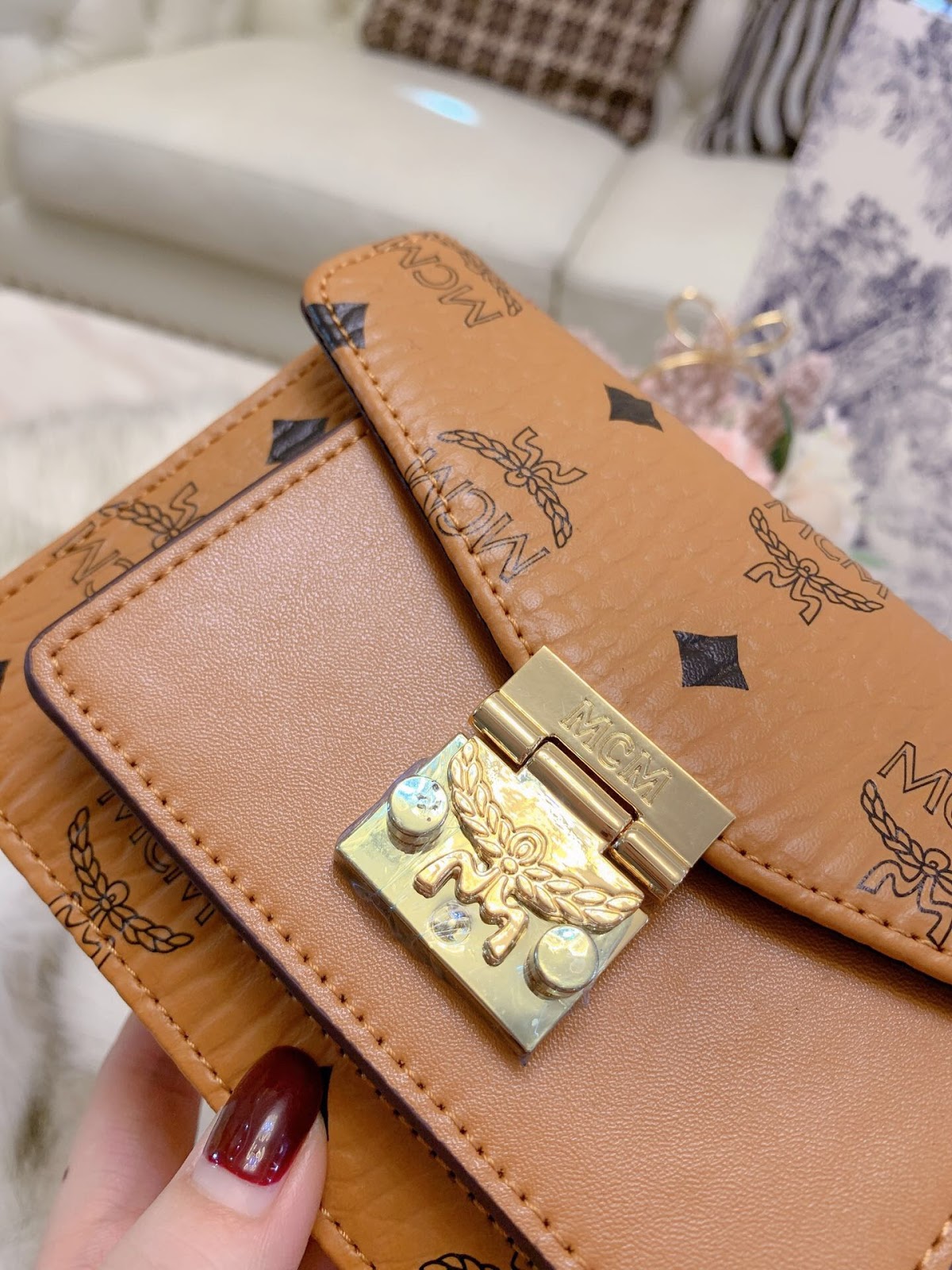 mcm patricia belt bag