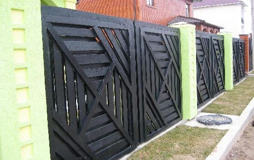 комбинированные заборы
