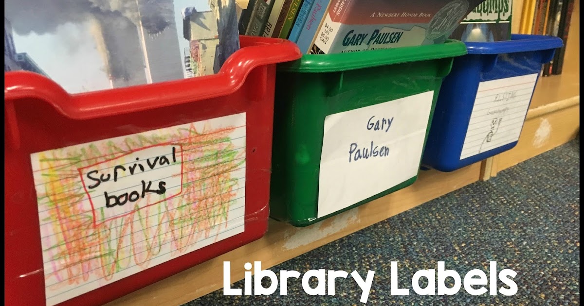 The Craft of Teaching Labeling the Library A First Day Activity