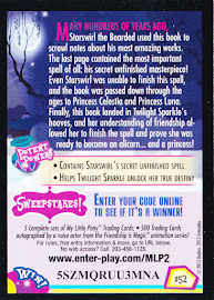 My Little Pony Starswirl the Bearded's Book Series 2 Trading Card