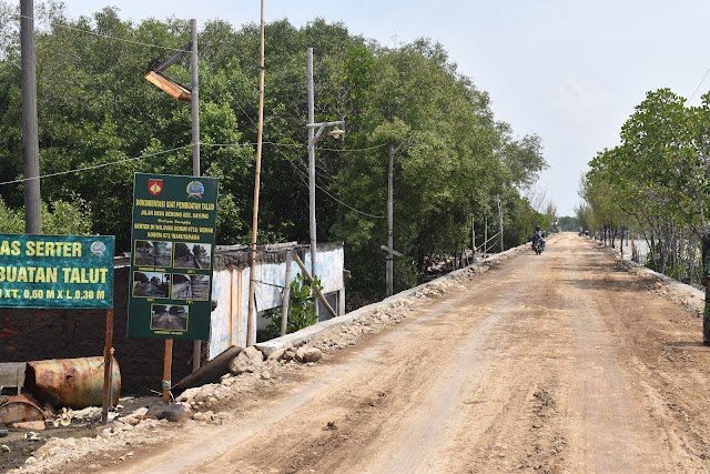 Jalan Bedono Saat Ini  Setelah dibangun TNI