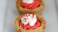 Strawberry Sugar Cookie Cups
