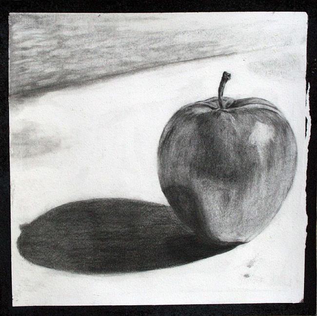 Charcoal Drawings Apple Charcoal Drawings