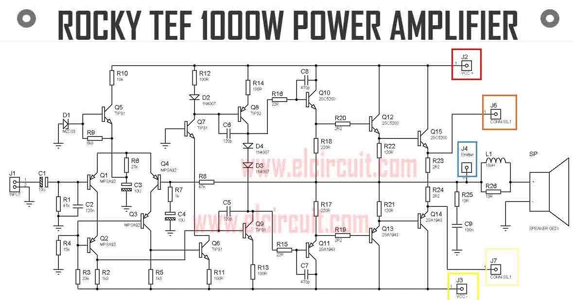 5000W 2Sc5200 2Sa1943 Amplifier Circuit Diagram Pdf / 200 Watts Mono