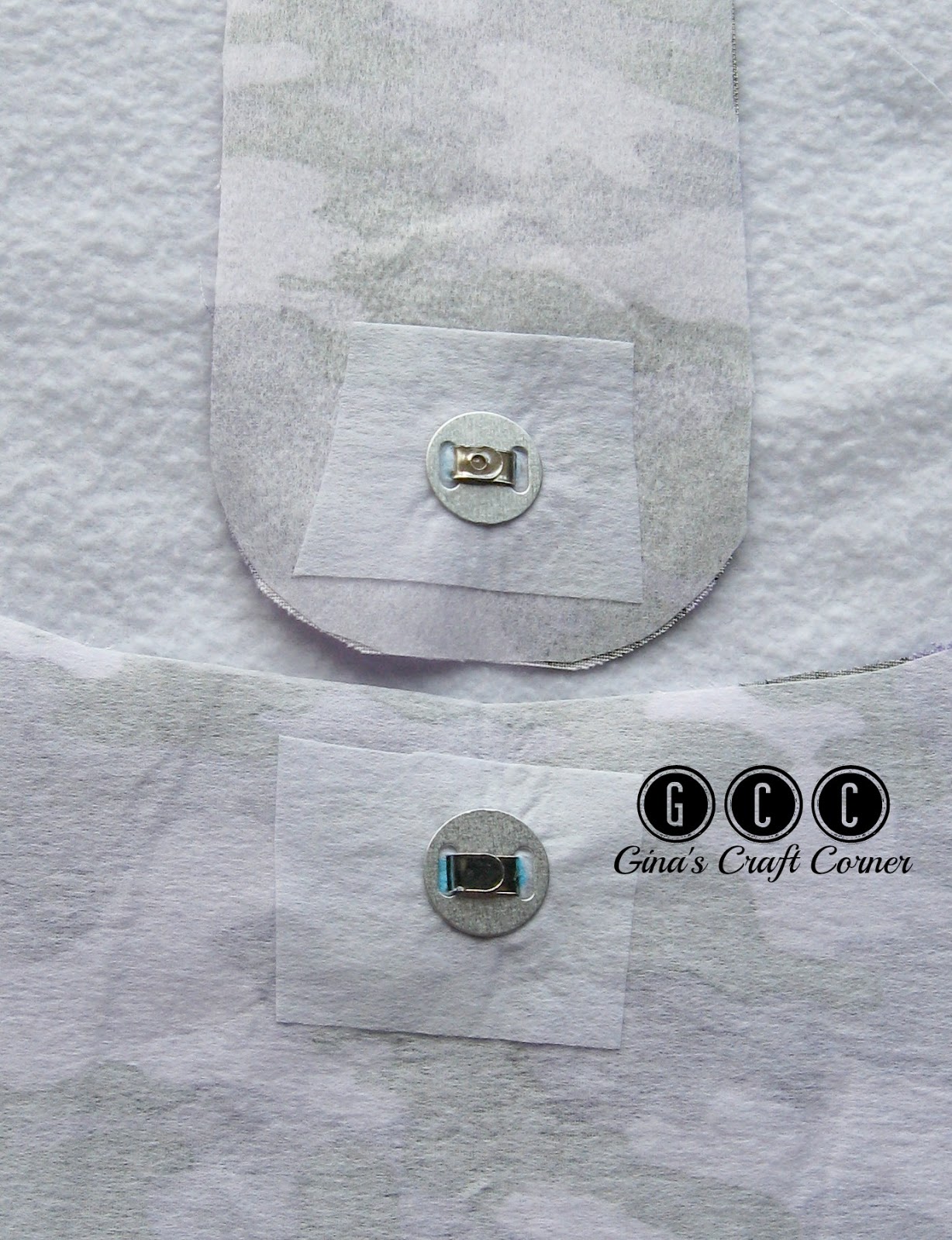 How to add magnets to your handbags by Gina's Craft Corner