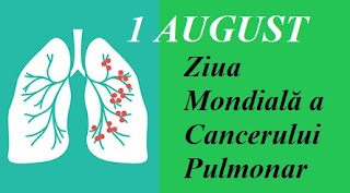 1 august: Ziua Mondială a Cancerului Pulmonar
