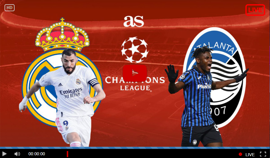Real Madrid vs Atalanta En Vivo