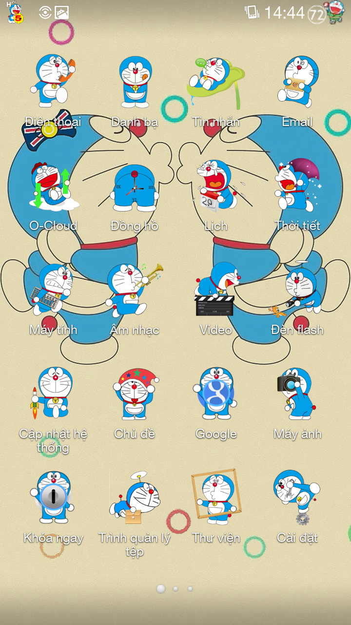 Tema Oppo Doraemon Opponya