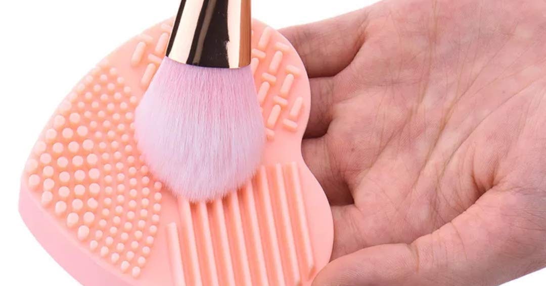 AY Silicone Brush Egg Cosmetic Makeup Brush Cleaner (Colour may Vary)