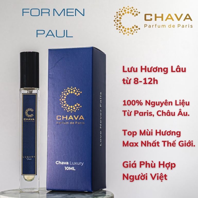 NƯỚC HOA MINI LUXURY PAUL 10ML – CHAVA