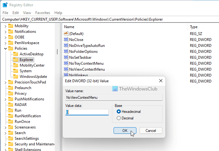 No se puede hacer clic derecho en el escritorio en Windows 11/10