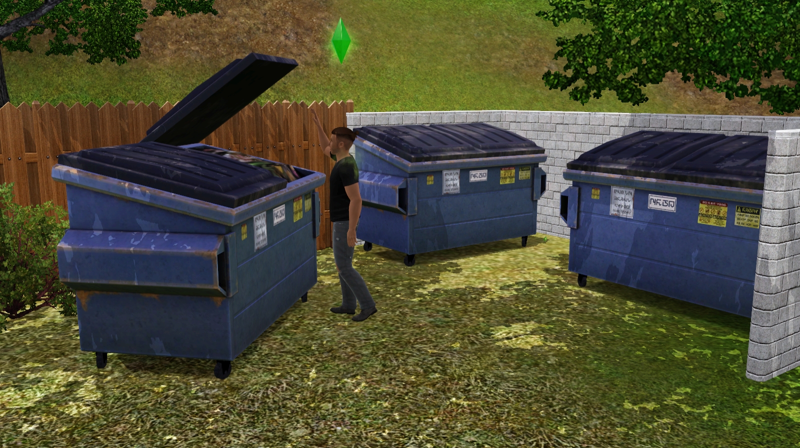 Ceres'Sims Dumpster Diver Update 1