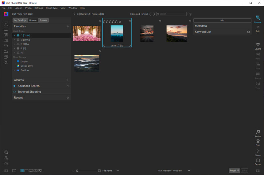 ON1 Photo RAW 2022 v16.0.1.11137