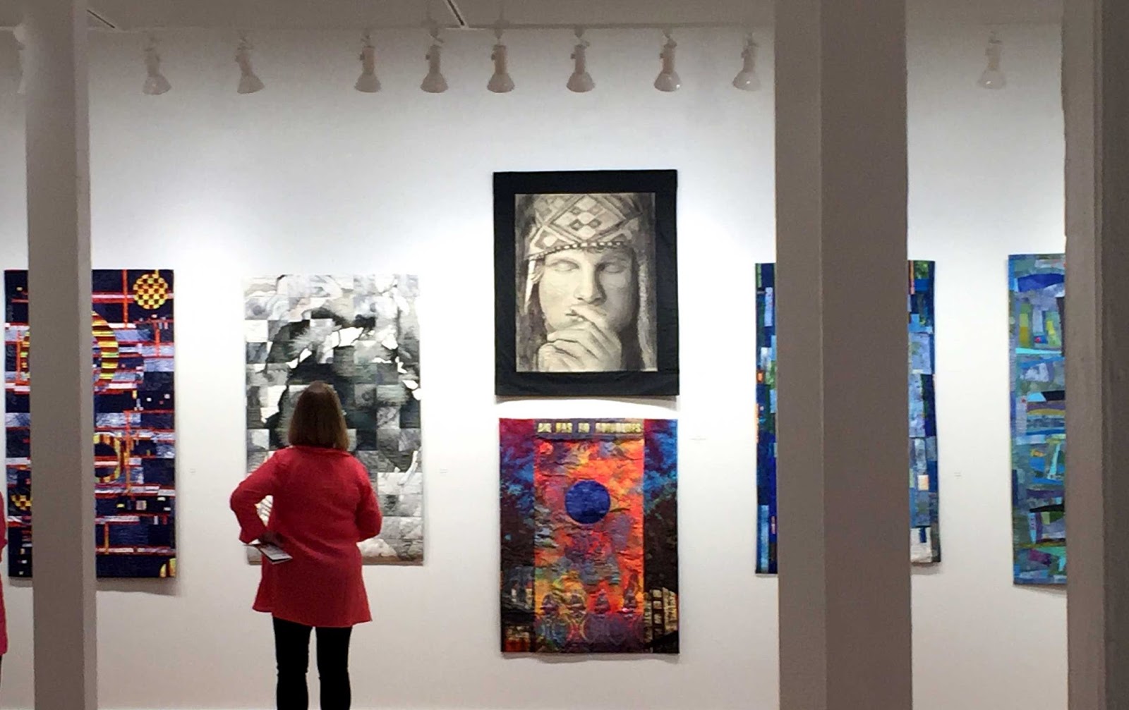 SAQA Bridge Exhibit Open at the Bush Barn Art Center in Salem