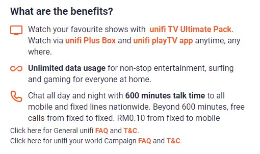 TM Unifi 500Mbps and 800Mbps Plans Compare Price