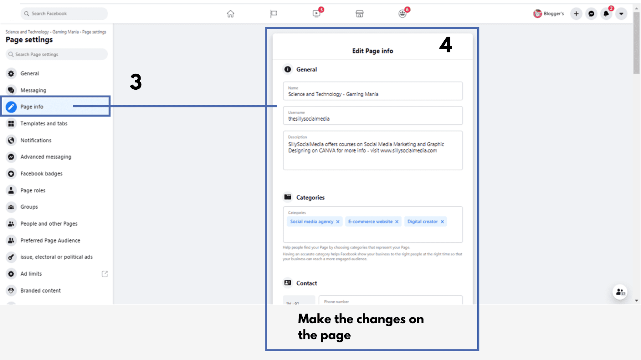 How to change a Facebook page name in 2020?