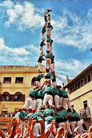 Castells tijdens Mercé