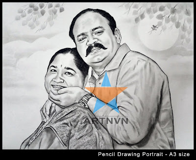 Top Best Professional Photo Portrait Pencil Drawing Graphite Charcoal Sketch Artist in Hyderabad Telangana INDIA