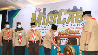 Muscab Pramuka Medan,Arief:Pramuka Harus Miliki Seribu Manfaat...