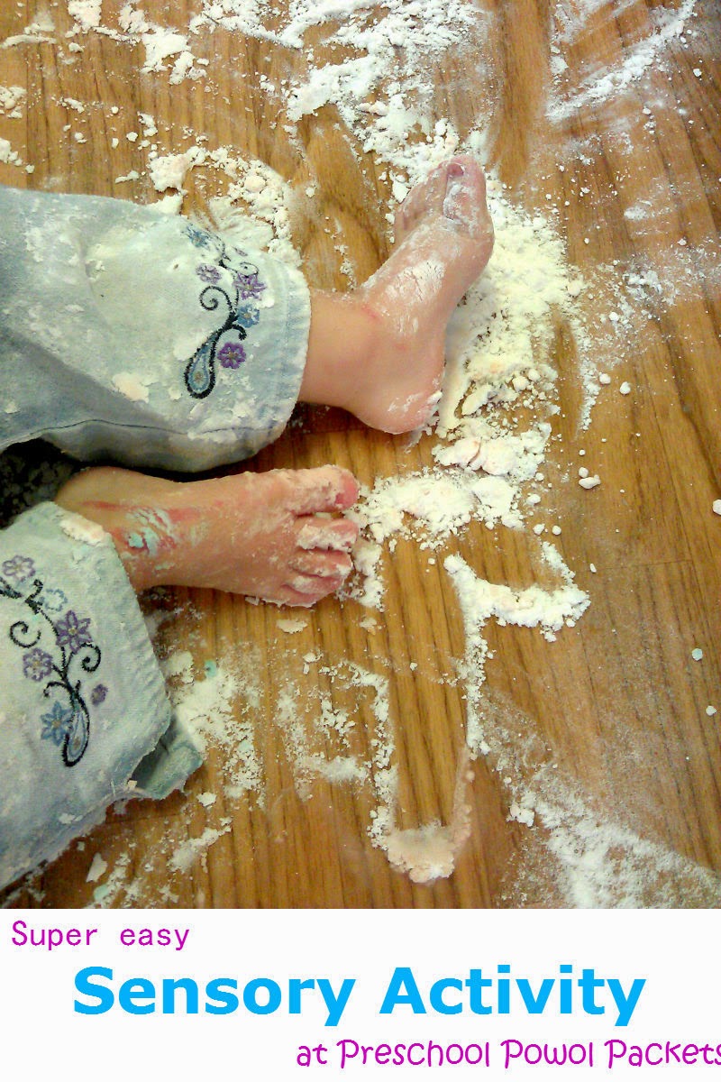 Super Easy Sensory Activity Preschool Powol Packets
