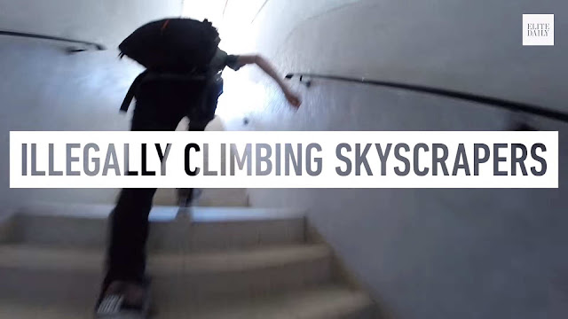 Andrej Ciesielski has been illegally climbing skyscrapers