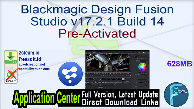 blackmagic design fusion studio v17