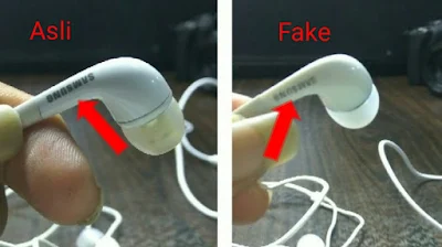 Cara membedakam headset samsung asli dan palsu