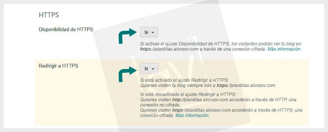 paso siete para crear un Subdominios en Blogger