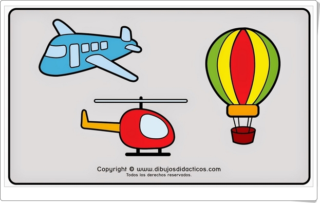 "Medios de transporte" (Fichas de Medio Social de Infantil)