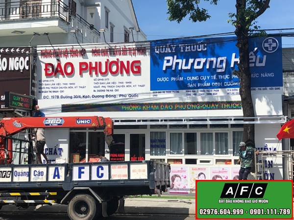 Thi công bảng hiệu Alu giá rẻ chuyên nghiệp tại Phú Quốc