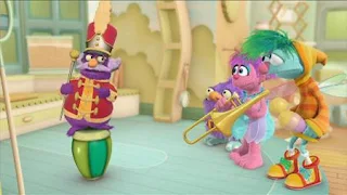 Abby's Flying Fairy School Fairy Face the Music, Morty the Musical Muse, Abby Cadabby, Blögg, Gonnigan. Sesame Street Episode 4420, Three Cheers for Us, Season 44