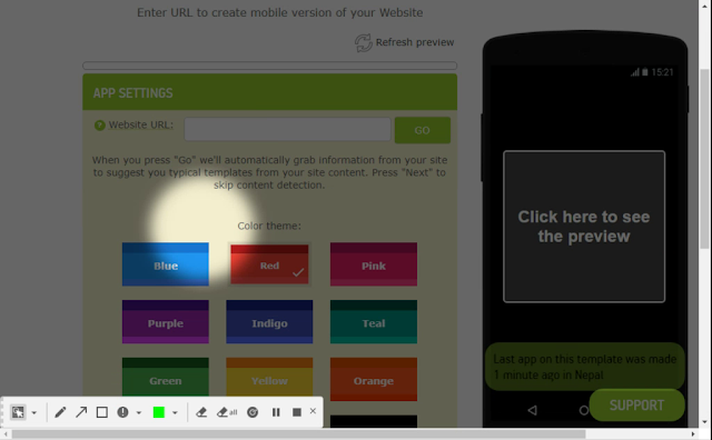 How to create an app on android: