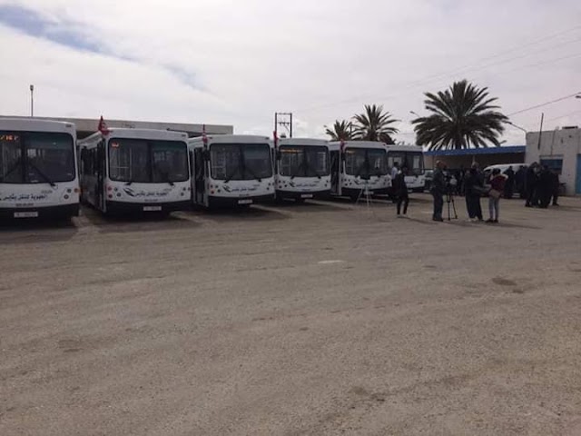 مشهد رهيب: حزب عبير موسي ينشر فيديو لحجم الحافلات الأن في طرقات تونس العاصمة !!