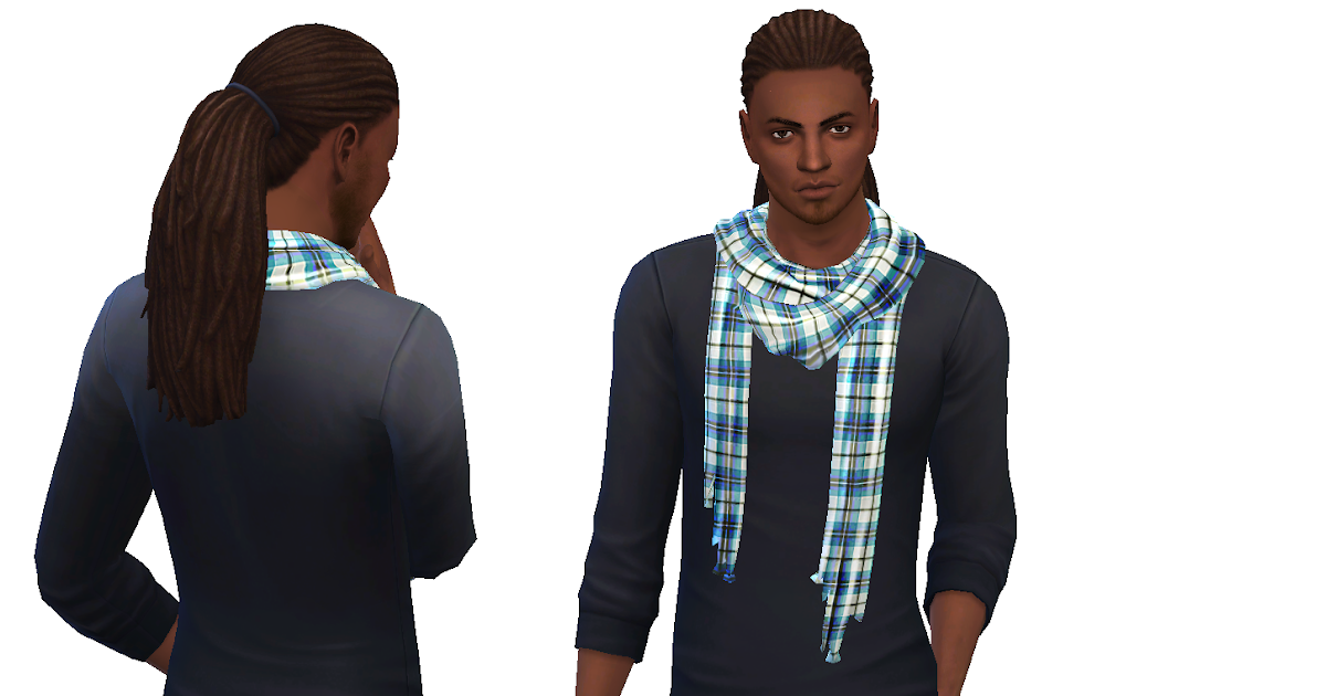 NyGirl Sims 4: Accessory Plaid Scarf