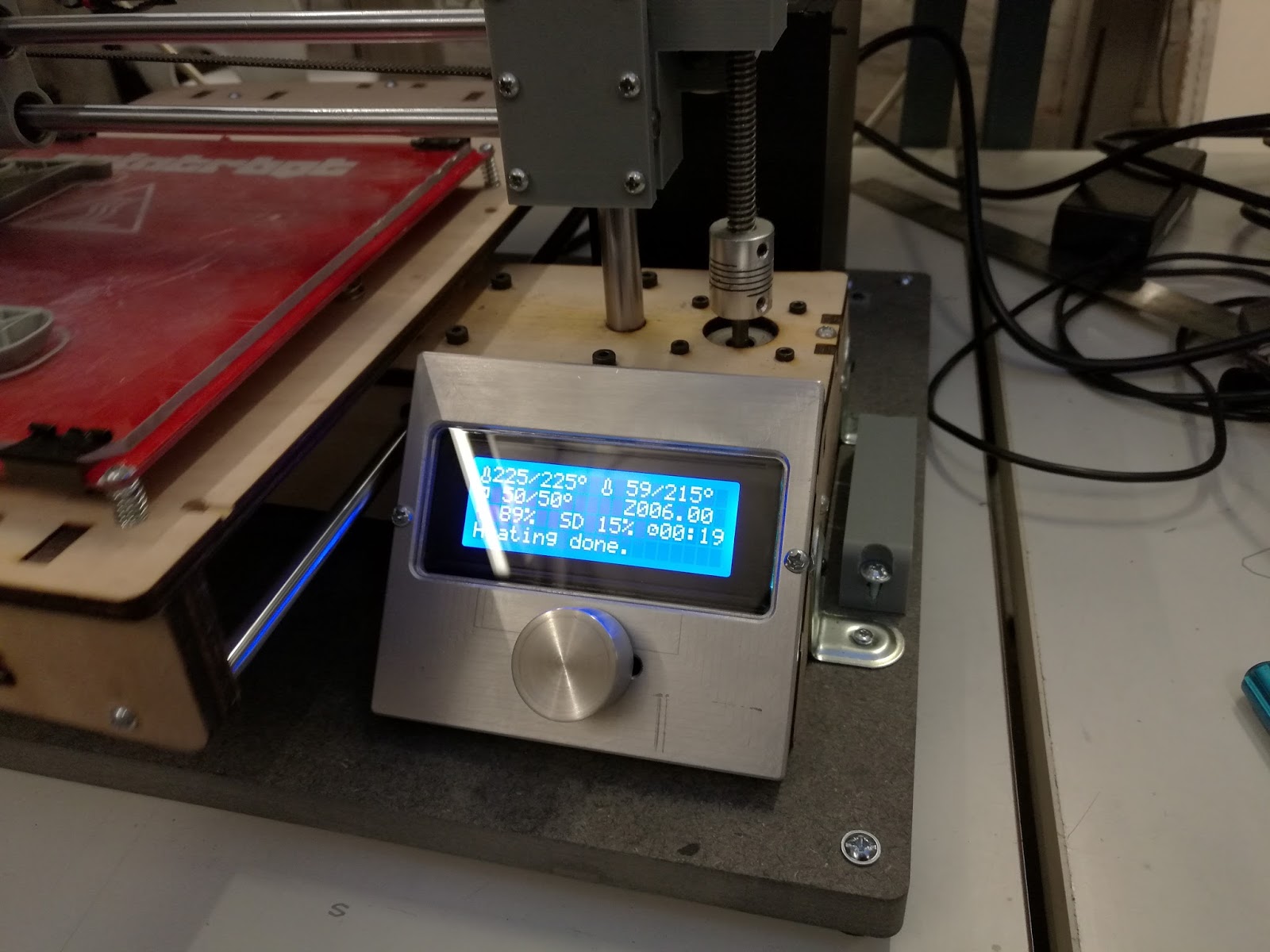 cnc milled 3d printer display bezel nordvik manifestation