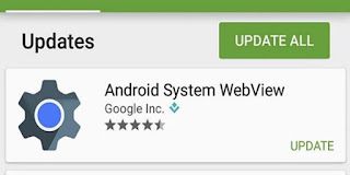 android webview update android webview güncelleme