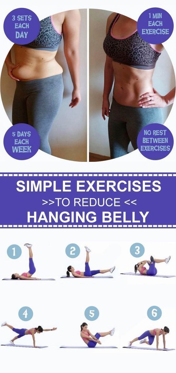 Easy Exercises to Reduce Hanging Lower Belly Fat Body
