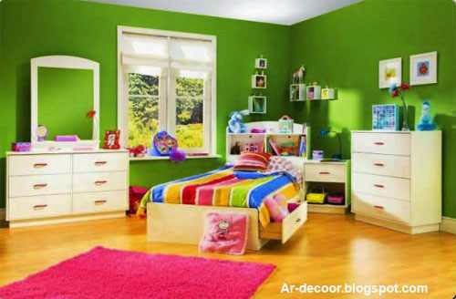 غرف نوم مريحة باللون الأخضر الرائع | Green bedroom