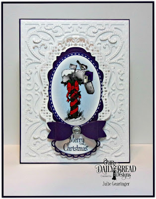 Our Daily Bread Designs Paper Collection: Christmas Card 2016, Our Daily Bread Designs Custom Dies: Vintage Flourish Pattern, Vintage Labels, Vintage Borders, Ornate Ovals, Small Bow, Ovals