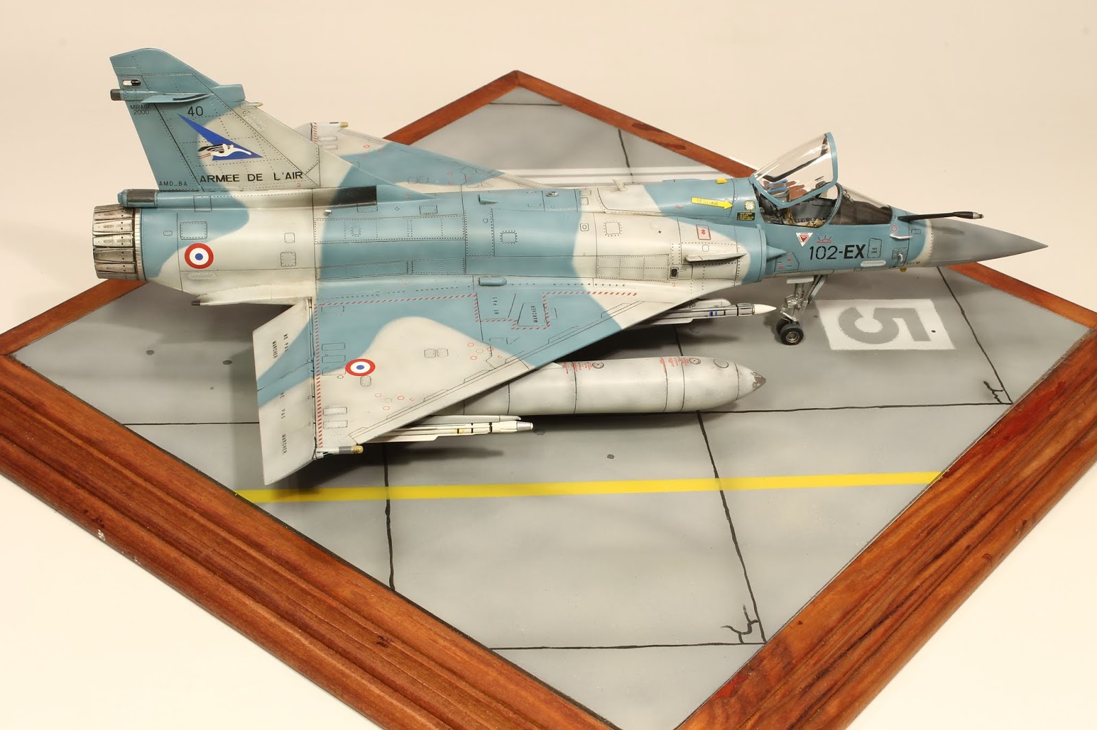 Istvan Michalko's scale models: Dassault Mirage 2000-5F - '102-EX' France Air Force (1/48 