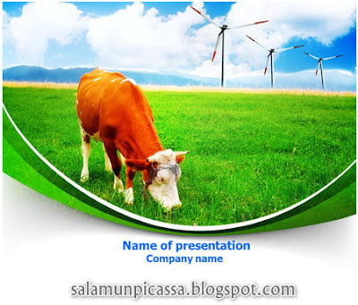 Template Powerpoint Tema Peternakan Salamun Picassa