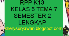 Rpp 1 Halaman Kelas 5 Tema 7 Lengkap Semester 2 Revisi Terbaru Kherysuryawan Id