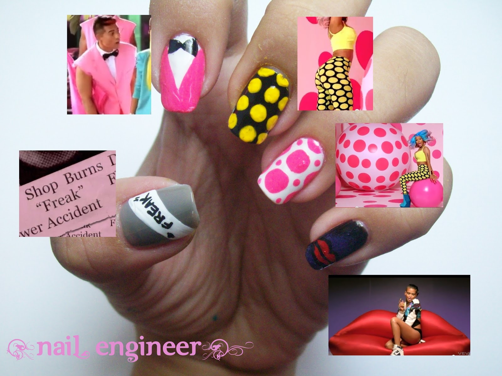 1. "Nicki Minaj Inspired Nail Art Designs" - wide 6