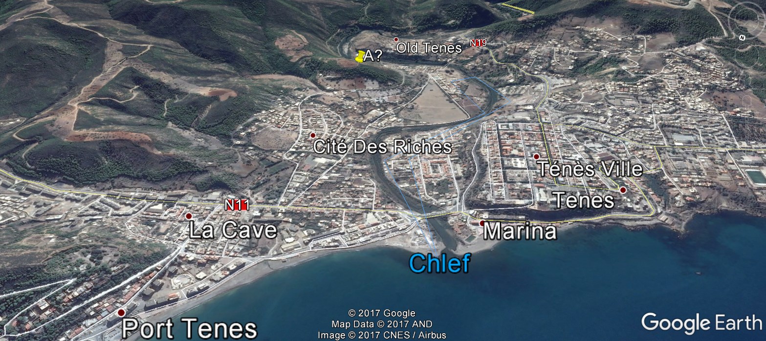 ArqueoLugares CARTENNAE. Tenes púnica y romana. Chlef. Argelia