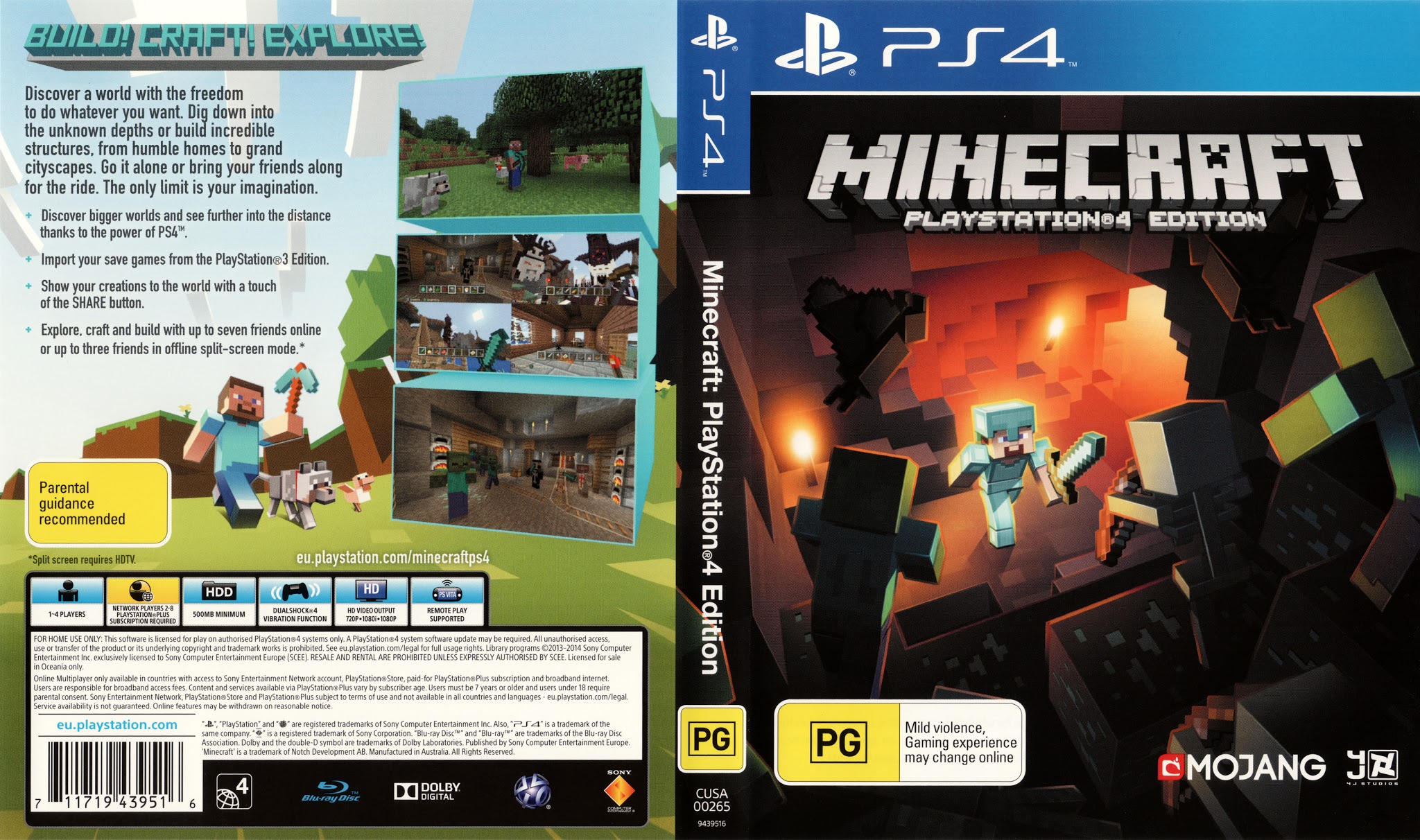 Ps4 игры minecraft. игра майнкрафт на сони плейстейшен 4. Minecraft. Minecraft. Playstation 4 edition [ps4, русская версия].