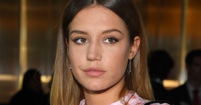 Adele Exarchopoulos At Giambattista Valli Haute Couture Show At Paris