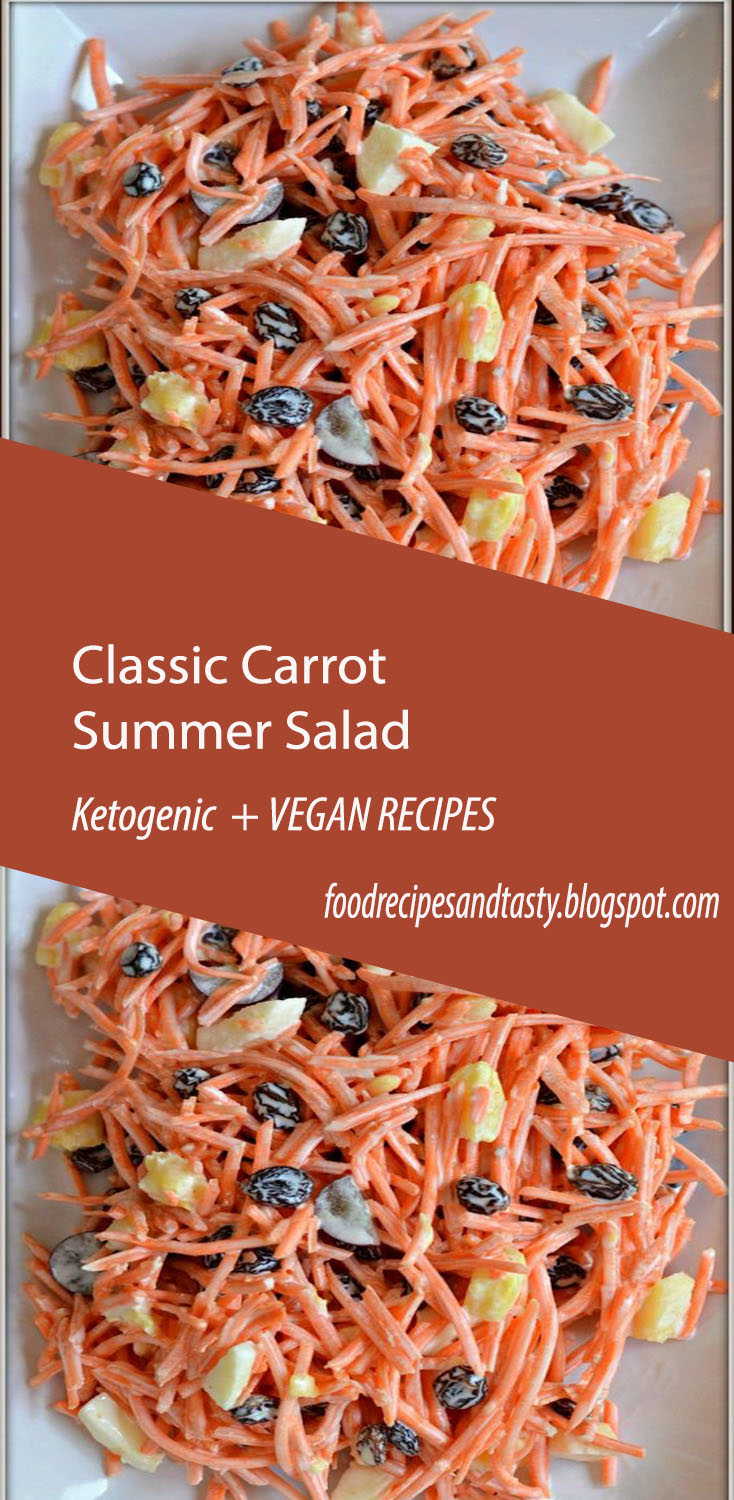 Classic Carrot Summer Salad Food Recipes and Tasty