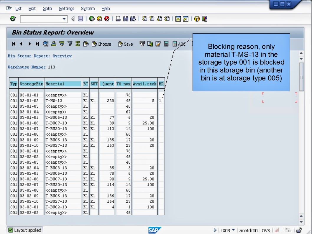 青蛙SAP分享 Froggy's SAP sharing WMS Controls Blocking Storage Types and